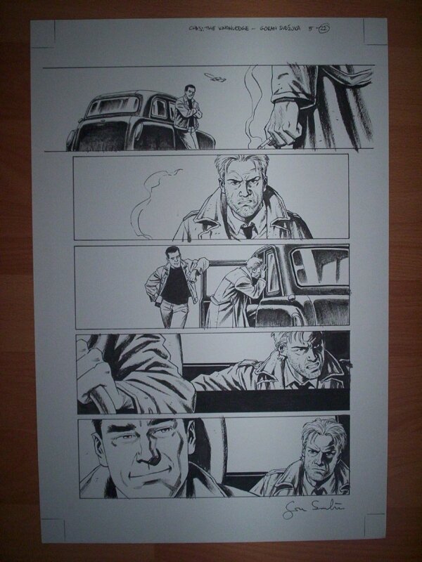 Hellblazer presents: Chas-the Knowledge #5 ,page 22,Goran Sudzuka - Planche originale