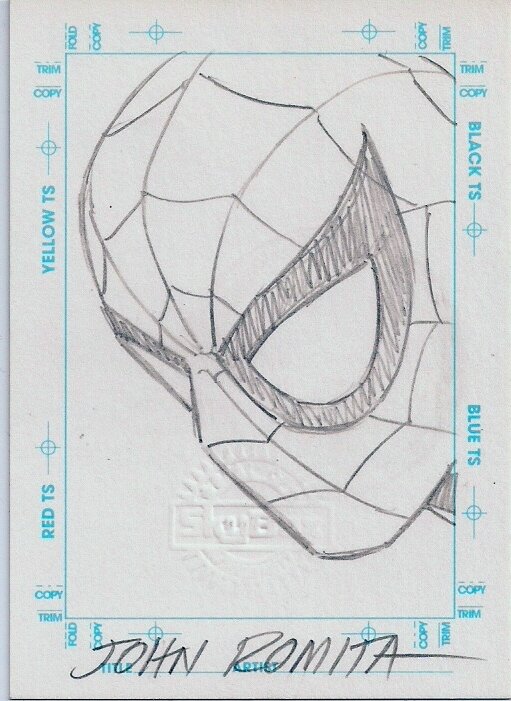 John Romita Sr. , Spider-man sketchagraph - Dédicace