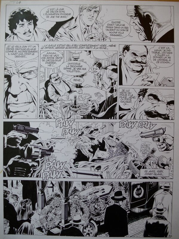 Jean-Yves Mitton, De silence et de sang tome 4 planche 36 - Comic Strip