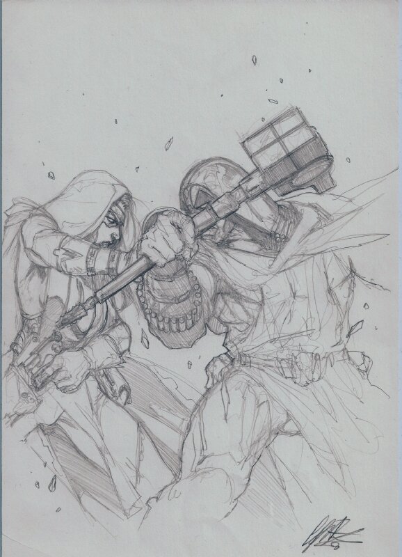 Ronan #3(Annihilation) prelim Cover,Gabrielle Dell'Otto - Planche originale