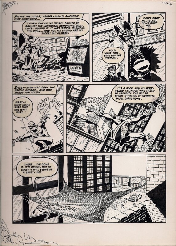 John Romita, Sal Buscema, Spider-Man Comics Weekly #126 page 9,John Romita Sr. - Comic Strip