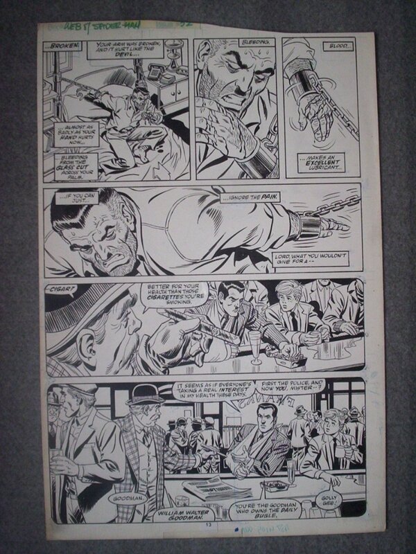 Frank Springer, John Romita, Web of Spider-man#52 page 13, John Romita Sr. - Planche originale