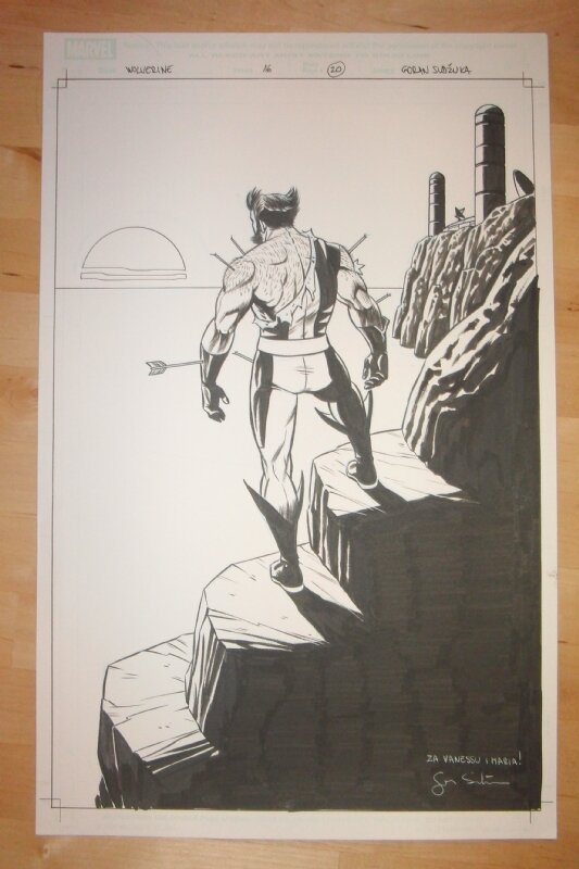 Wolverine #16,page 20 ,Goran Sudzuka - Comic Strip