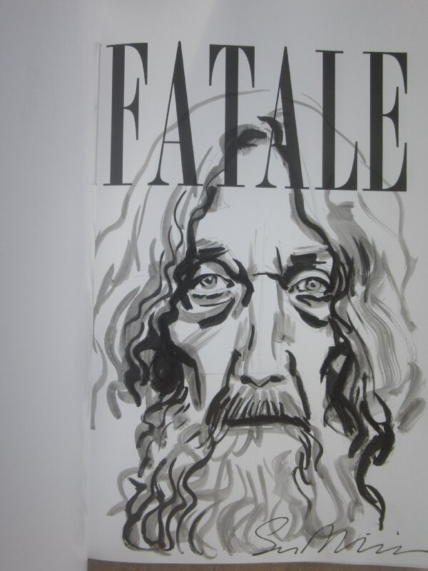 Alan Moore (Mr.Extraordinary) sketch,Sean Phillips - Sketch