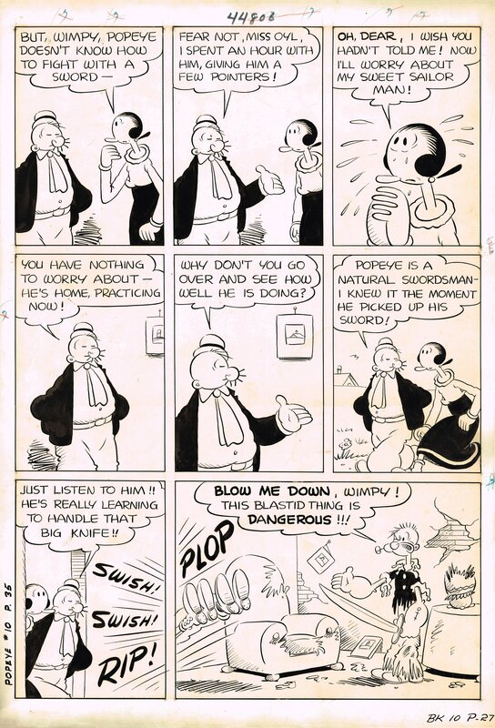 Bud Sagendorf, POPEYE Nº 10 - page 35 - Comic Strip