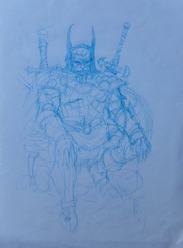 Fabrice Meddour, Batman : The DARK KNIGHT - Original art