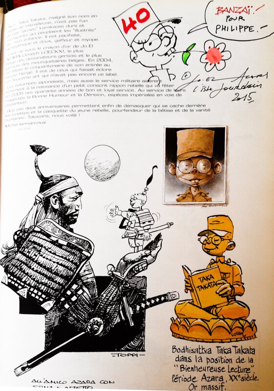 Dédicace Jo-EI Azara - 13- OPERATION BOOMERANG - Sketch