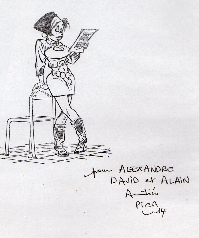 Pica, Pierre Tranchand, Amina, la prof de français - Sketch