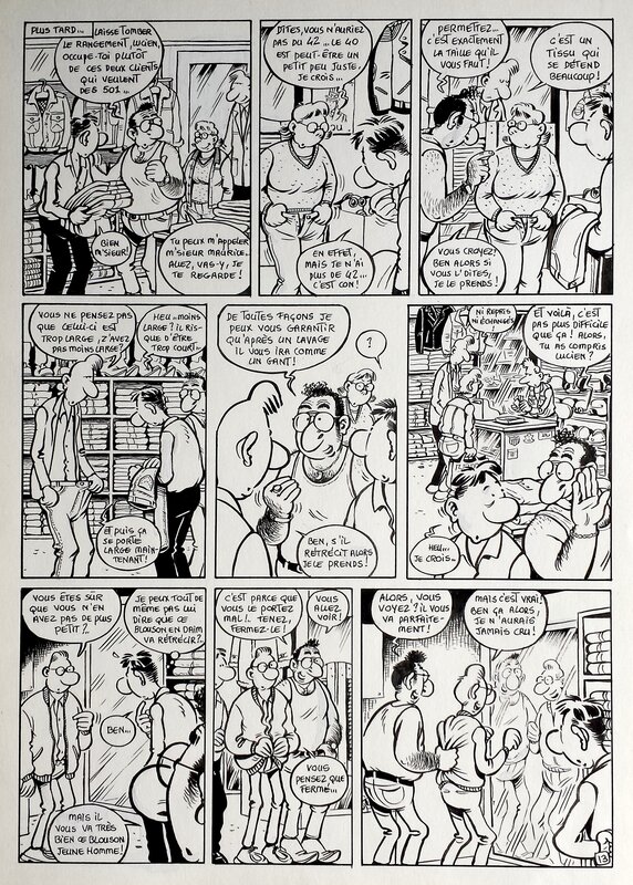 Lulu s'maque by Frank Margerin - Comic Strip