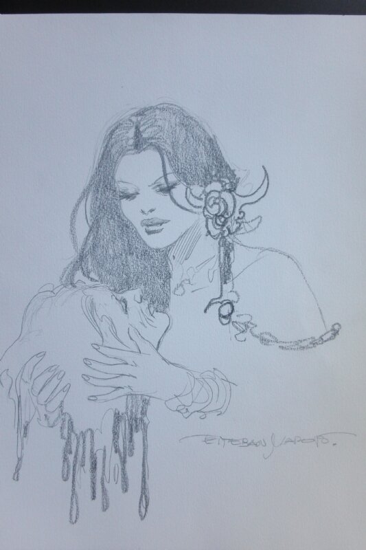 Dangerous Beauty , Esteban Maroto - Sketch