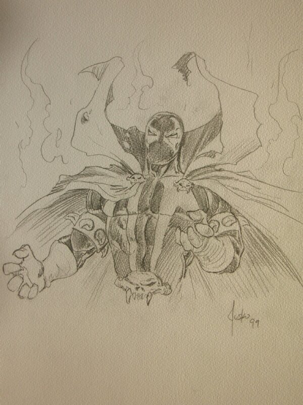 Spawn , Joe Jusko - Sketch