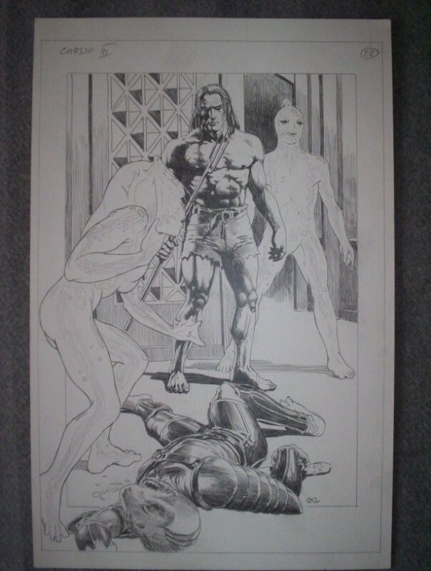 Tarzan,carson of Venus #3 ,page 22, Igor Kordey - Planche originale