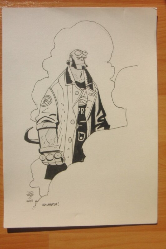 Hellboy by Tonci Zonjic - Illustration originale