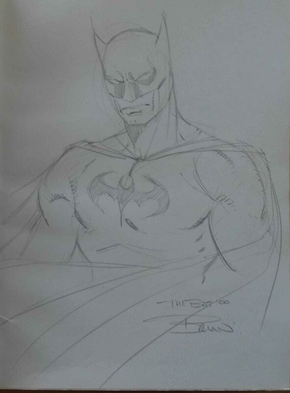 Batman by Brian Haberlin - Sketch