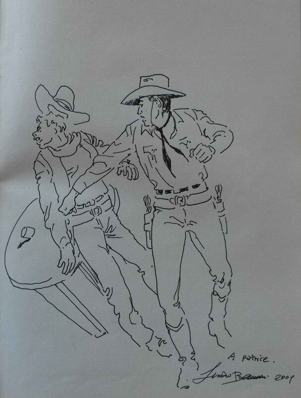 Tex Willer by Luciano Bernasconi - Sketch