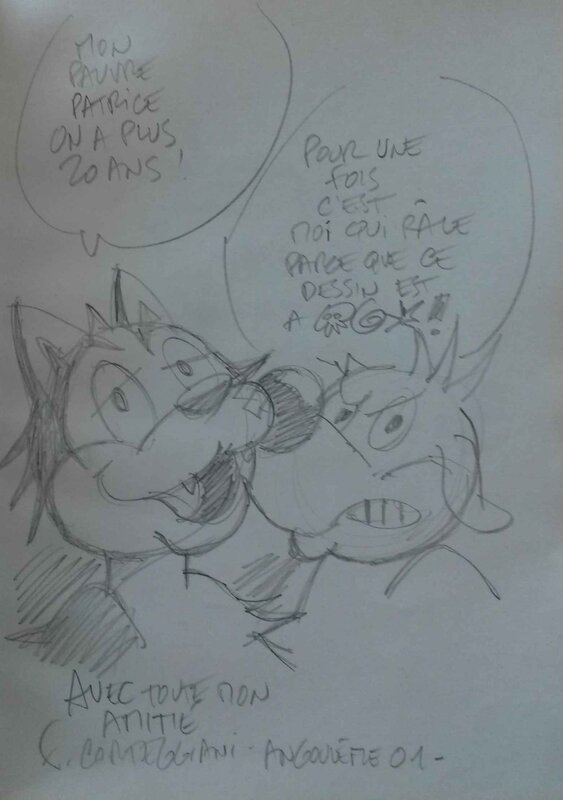 Pif et Hercule by François Corteggiani - Sketch