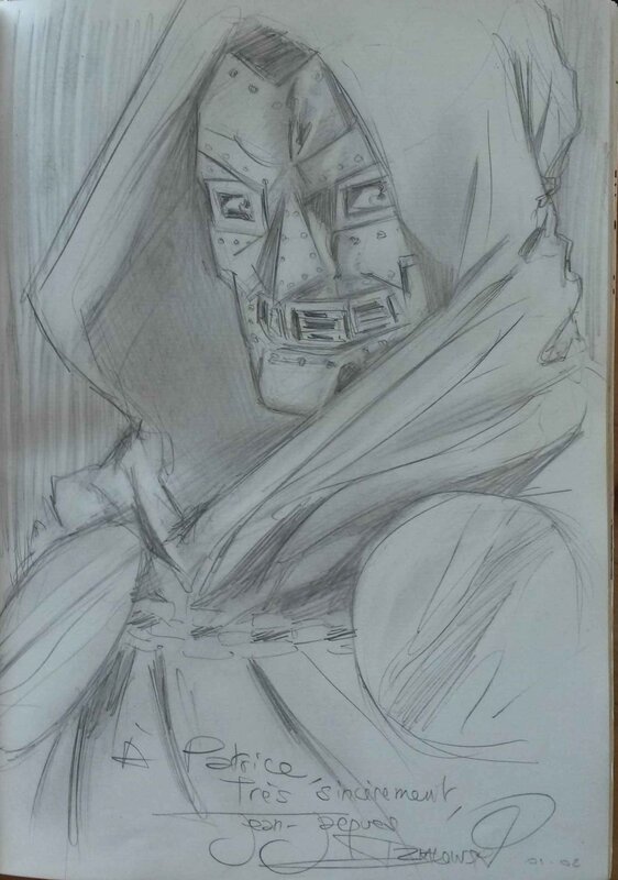Dr Doom by Jean-Jacques Dzialowski - Sketch