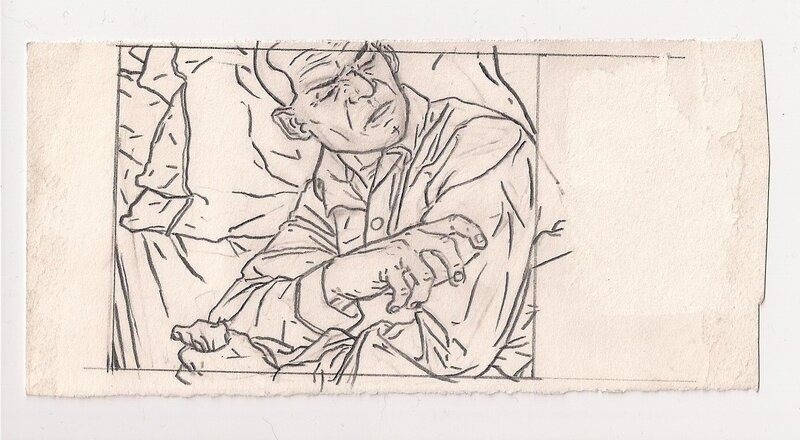 Hard Boiled #1 HC ,pencil panel -page 31(last panel),Geof Darrow - Comic Strip