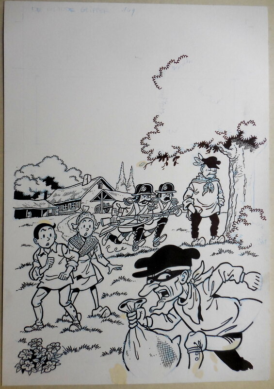 De gladde glipper by Luc Morjaeu - Original Cover