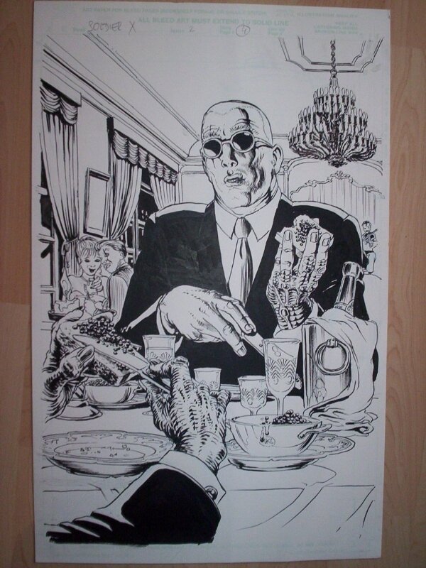 Soldier X #2 page 4,Igor Kordey - Comic Strip