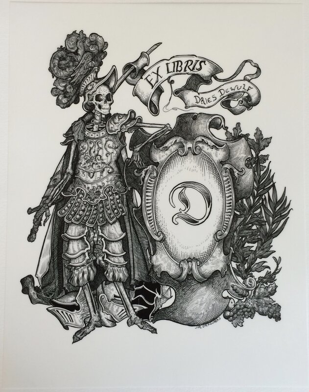 Dragunas Joe - The Sires of Time - bookplate commission - Original art