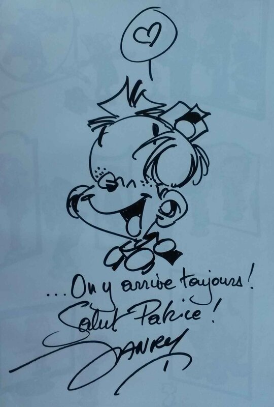 Le petit Spirou par Janry - Dédicace