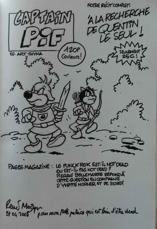 Pif et Hercule by René Mazyn - Sketch