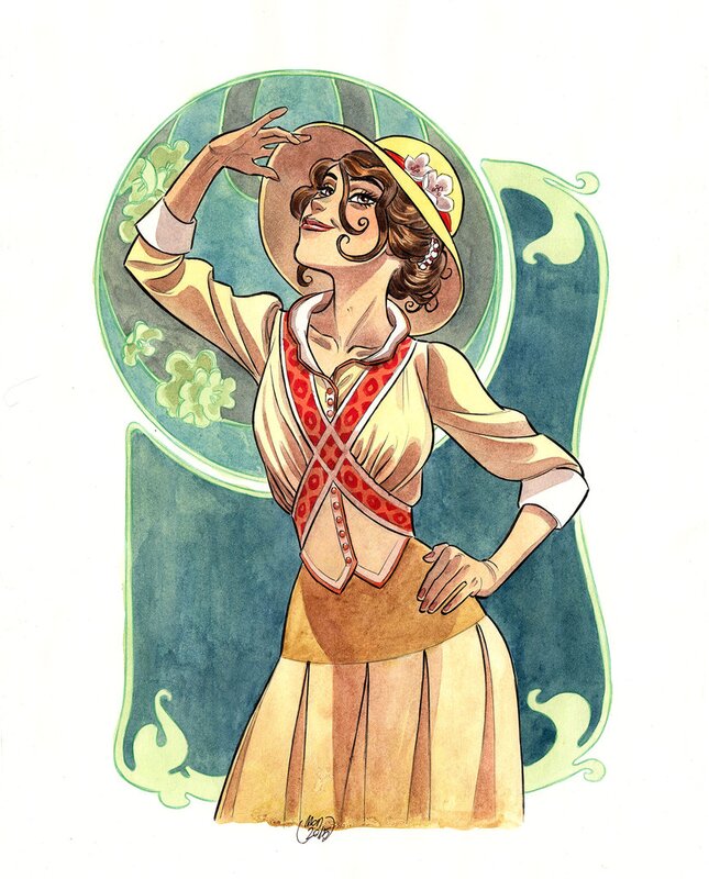 Curiosity Shop par Montse Martín - Illustration originale