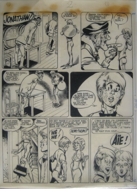 Sirius, Pemberton : Town-Ho p.2 - Planche originale