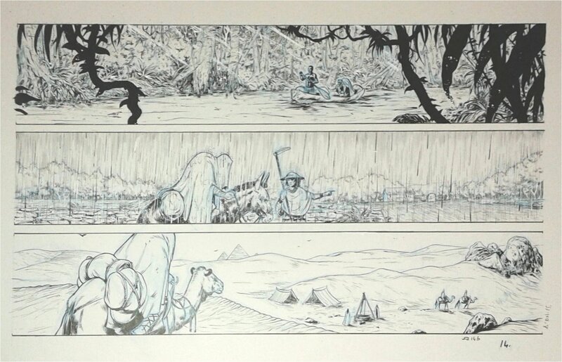 Nicolas Demare, Oracle - Le malformé - planche 14b - Planche originale