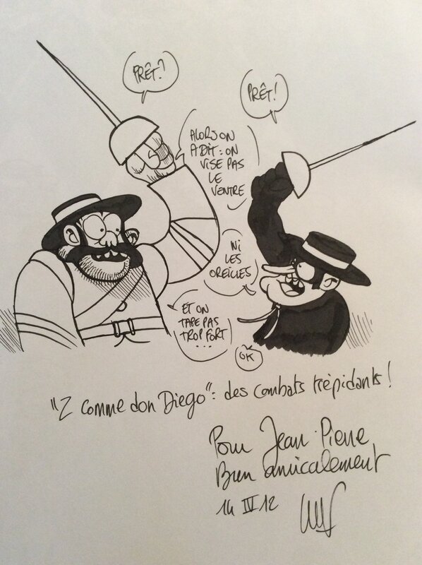 Z comme don Diego by Fabrice Erre - Sketch