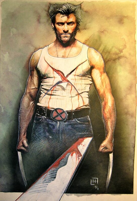 Wolverine par Fabrice Le Hénanff - Illustration originale
