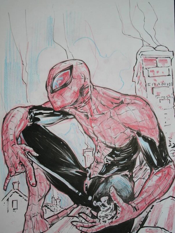 Spiderman by Emanuel Simeoni - Original Illustration