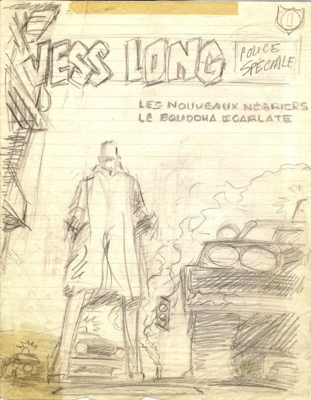 Jess LONG by Maurice Tillieux - Original art