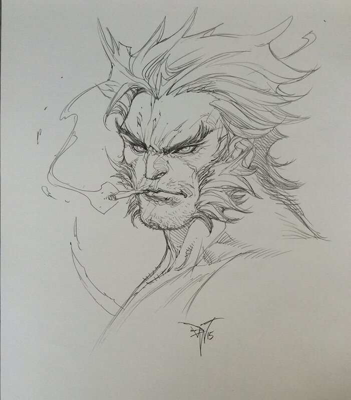 Wolverine by Paolo Pantalena - Sketch