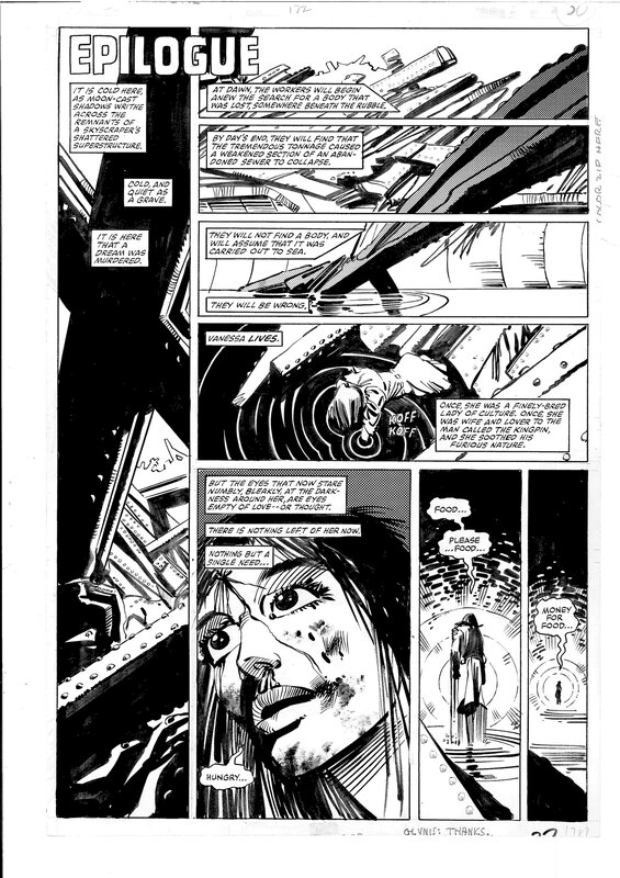 Frank Miller, Klaus Janson, Daredevil 172, page 22 - Planche originale