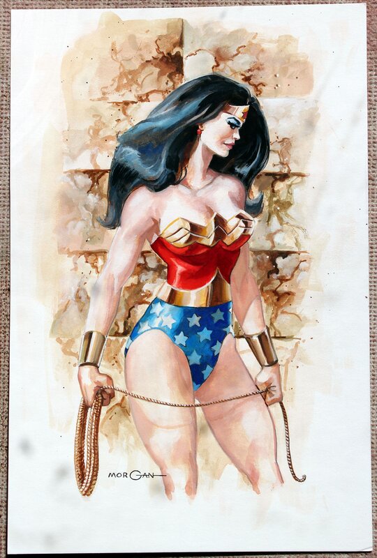 Wonder Woman by Tom Morgan - Original art