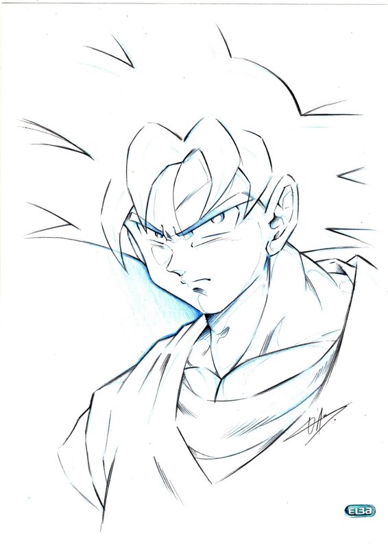 philippe d'ambrosio, Dragon ball Son goku - Original art