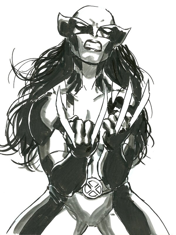 David López, Wolverine (X-23 Laura Kinney) - Sketch