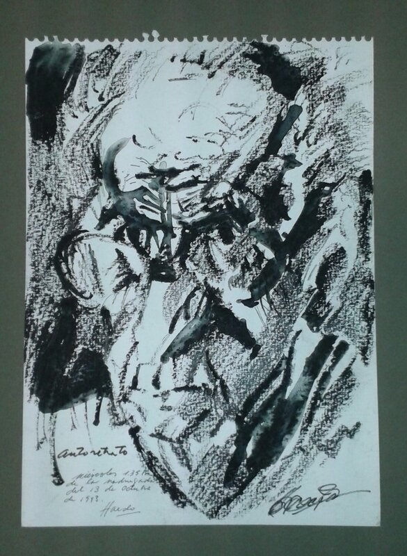 Alberto Breccia - autoretrato - Original Illustration