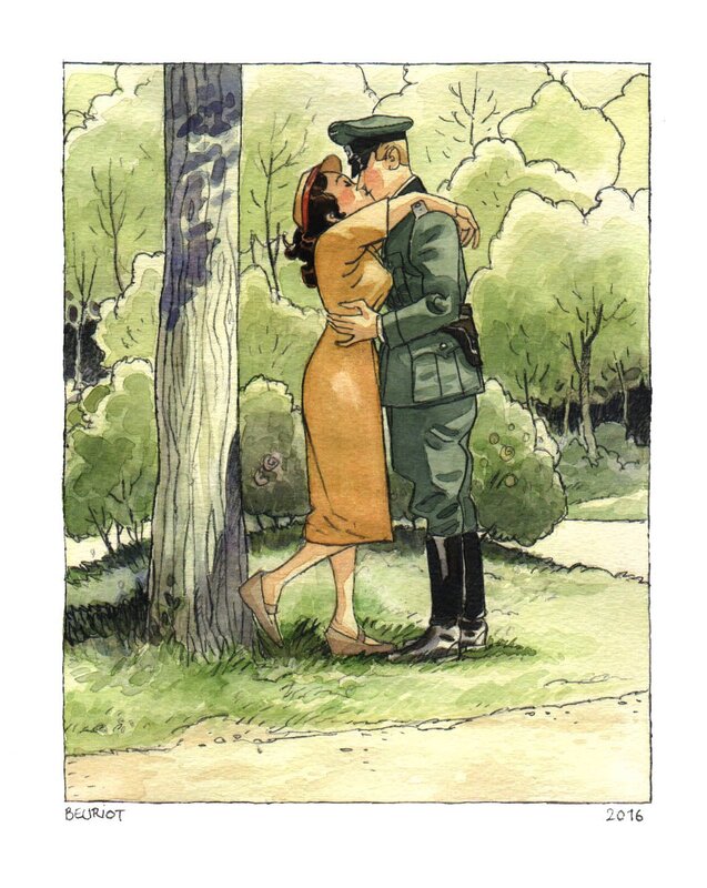 Jean-Michel Beuriot, Amours fragiles - illustration - Original Illustration