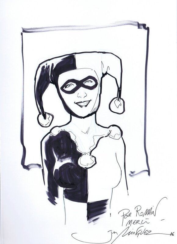 Harley Quinn par Minguez - Sketch