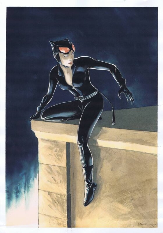 Catwoman par Minguz par Jean-Marie Minguez - Illustration originale