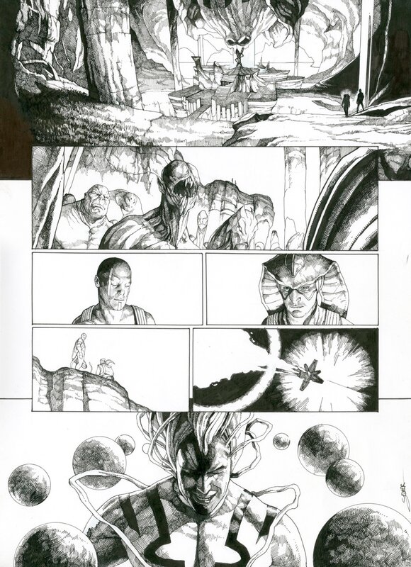 Valentin Secher, Khaal, tome 2 planche 3 - Planche originale