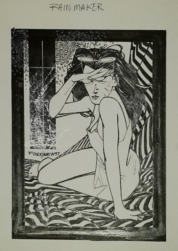 Ryan Benjamin, Wildstorm Lingerie #7 : Rainmaker - Original Illustration