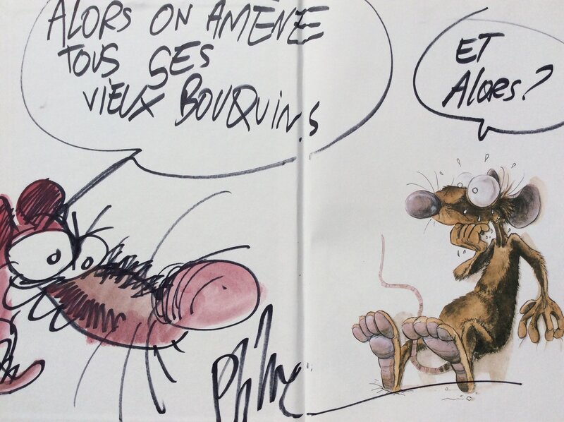 Faces de rat par Ptiluc - Dédicace