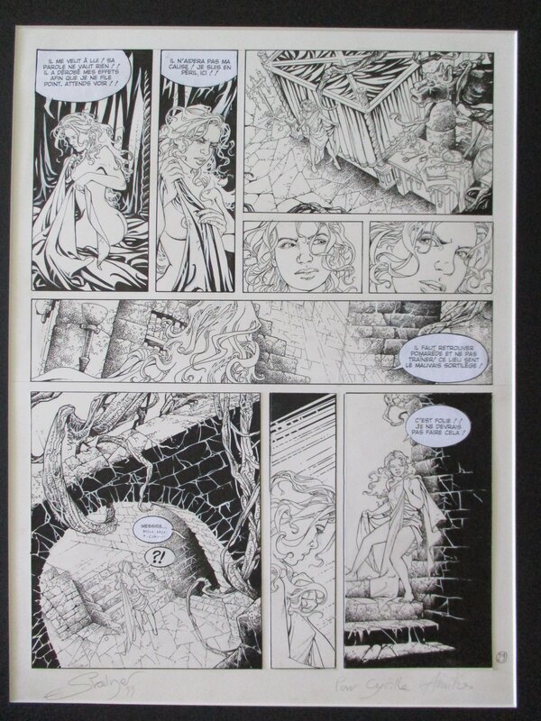 Éric Stalner, Le roman de Malemort - Tome 1 - Planche originale