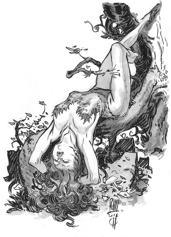 Poison Ivy (Vendu) par Roberto Ricci - Illustration originale