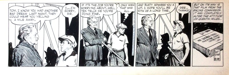 Frank Godwin, Rusty Riley - Strip du 28 Aout 1956 - Comic Strip