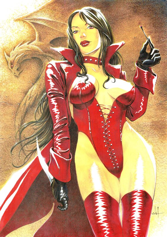 Camilla by Mika by Mika, Enrico Marini, Jean Dufaux - Original Illustration